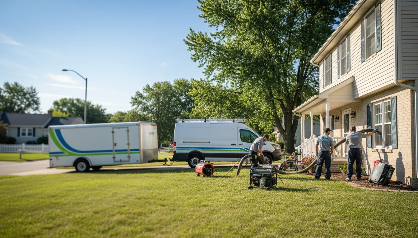 Flooded Basement Restoration And Cleanup With Repair in Defiance, OH near me